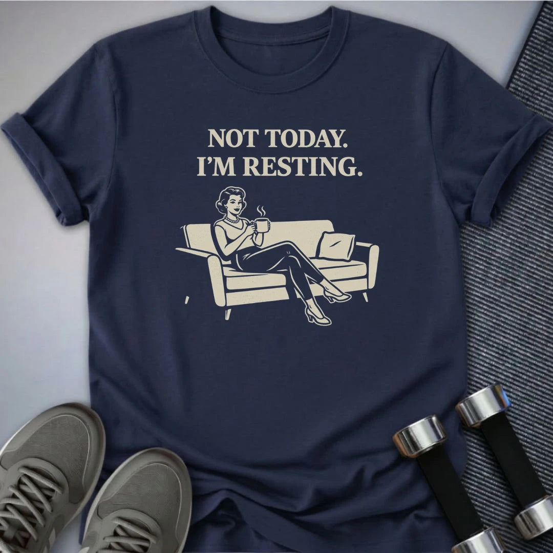 Printify T-Shirt Navy / S I'm Resting T-Shirt