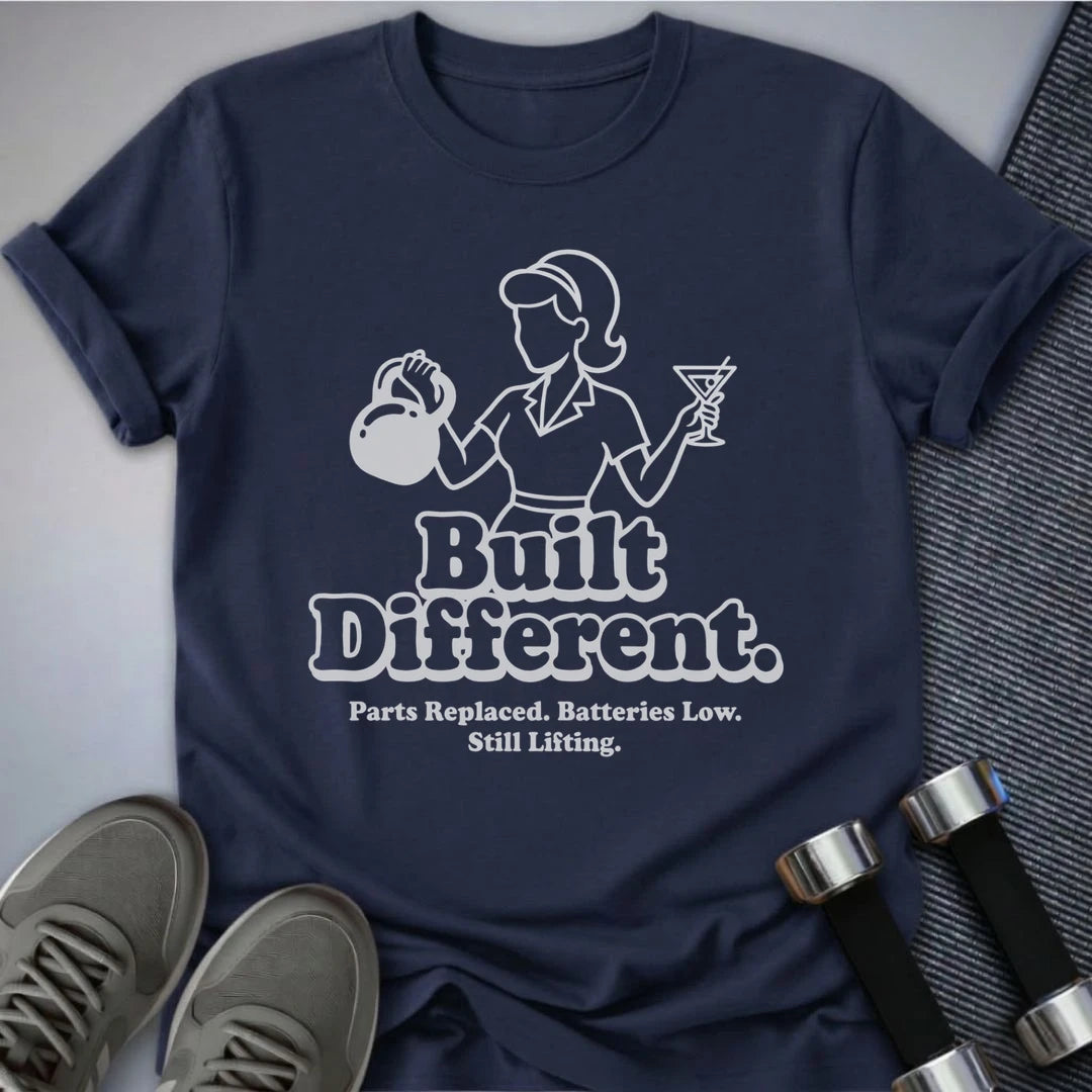 Printify T-Shirt Navy / S Built Different Classic T-Shirt