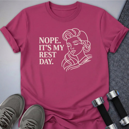 Printify T-Shirt Berry / S My Rest Day T-Shirt