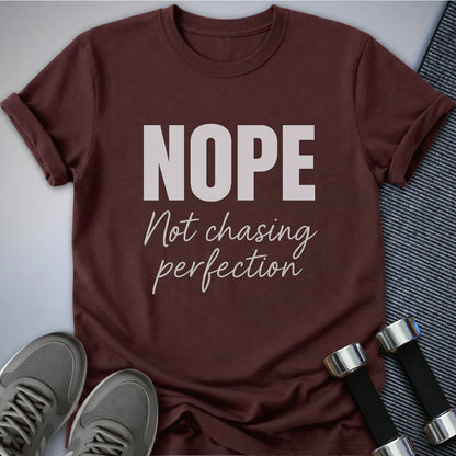 Printify T-Shirt Maroon / S Opting Out T-Shirt