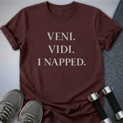 Printify T-Shirt Maroon / S I Napped T-Shirt