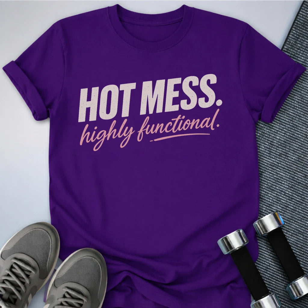 Printify T-Shirt S / Team Purple Highly Functional T-Shirt