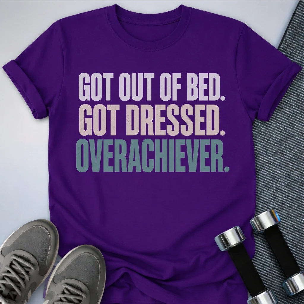 Printify T-Shirt XS / Team Purple Overachiever  T-Shirt