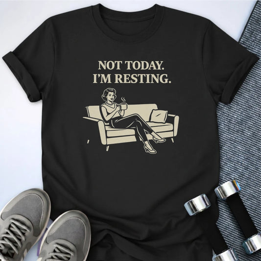 Printify T-Shirt Black / S I'm Resting T-Shirt