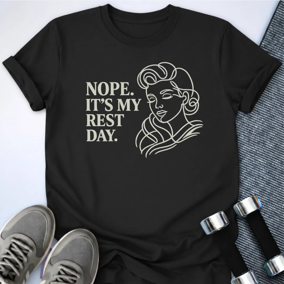 Printify T-Shirt Black / S My Rest Day T-Shirt