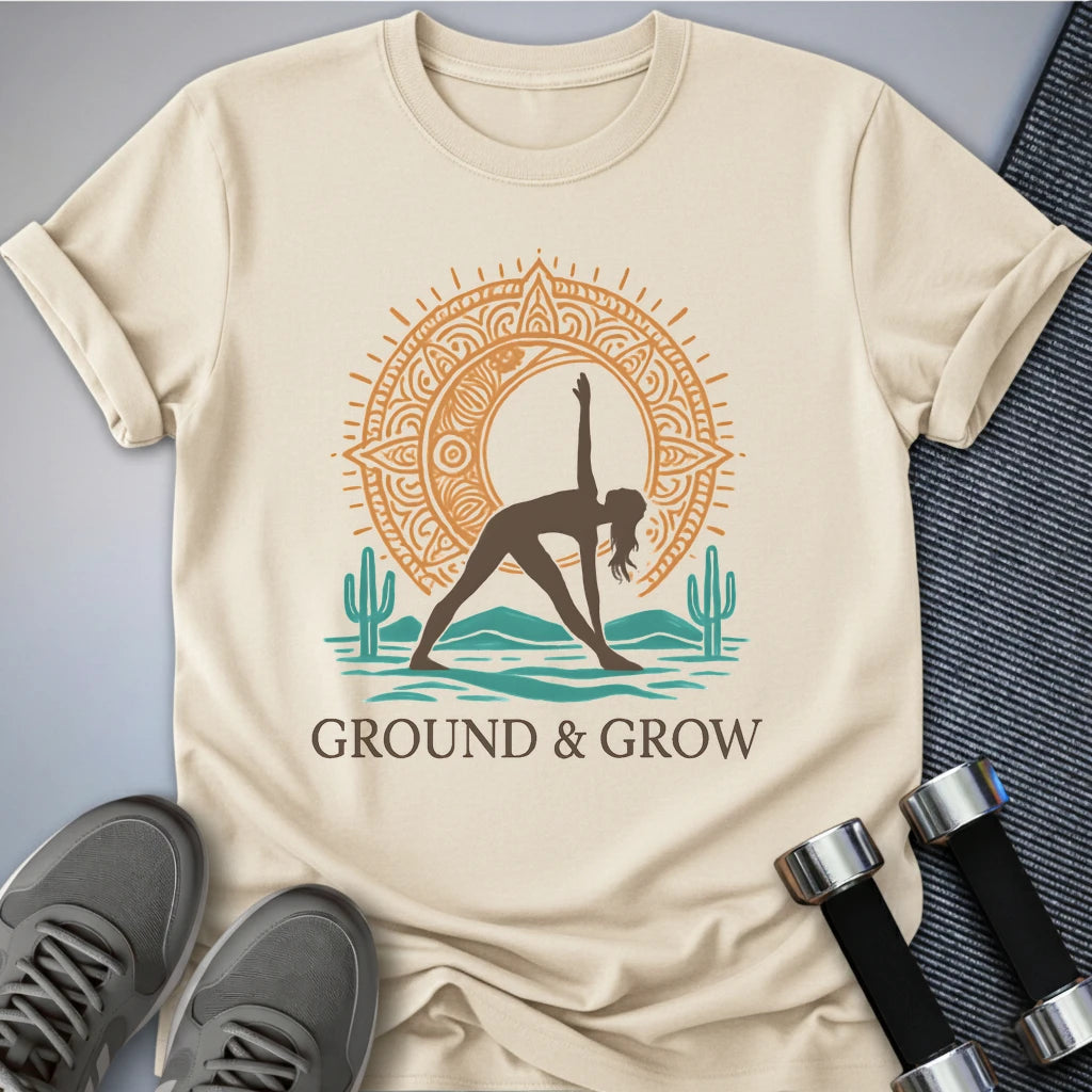 Printify T-Shirt Natural / S Ground & Grow T-Shirt