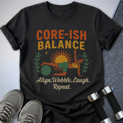 Printify T-Shirt Dark Grey Heather / S Wobbly but Winning T-Shirt