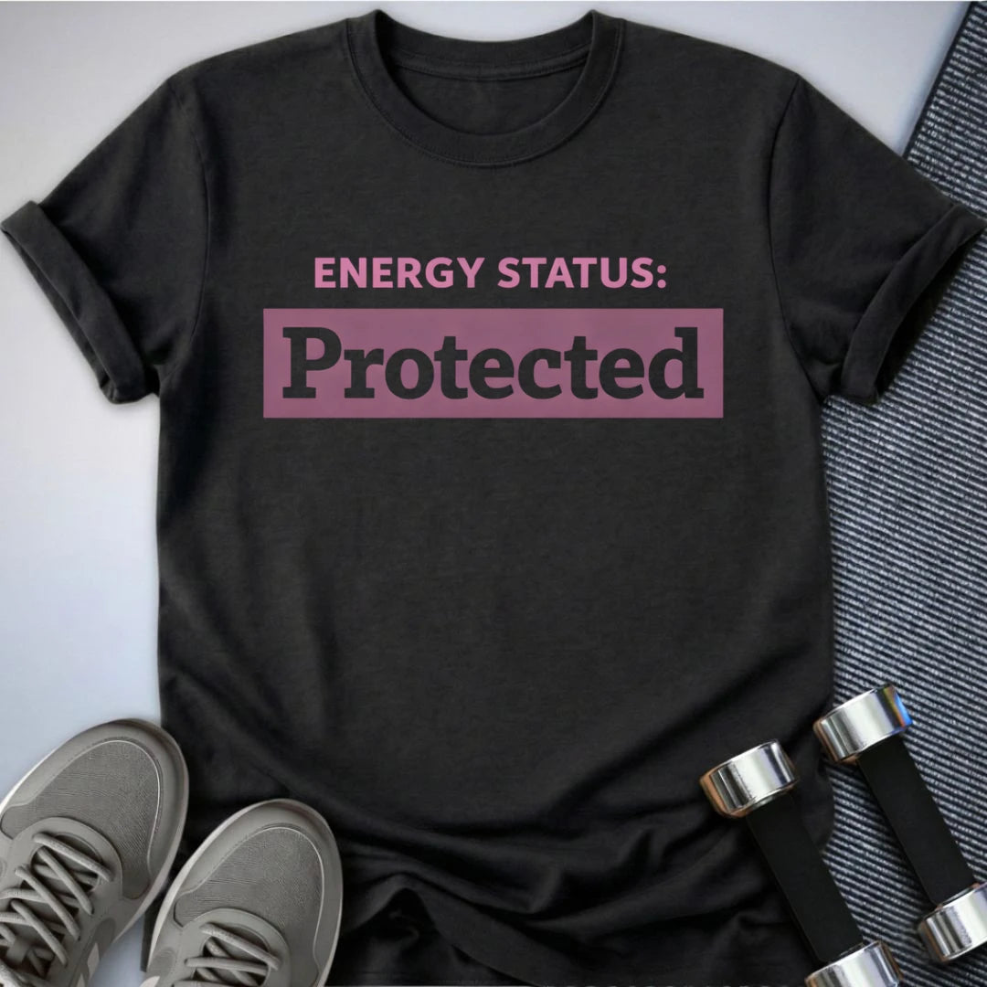 Printify T-Shirt Dark Grey Heather / S Protect Your Energy T-Shirt