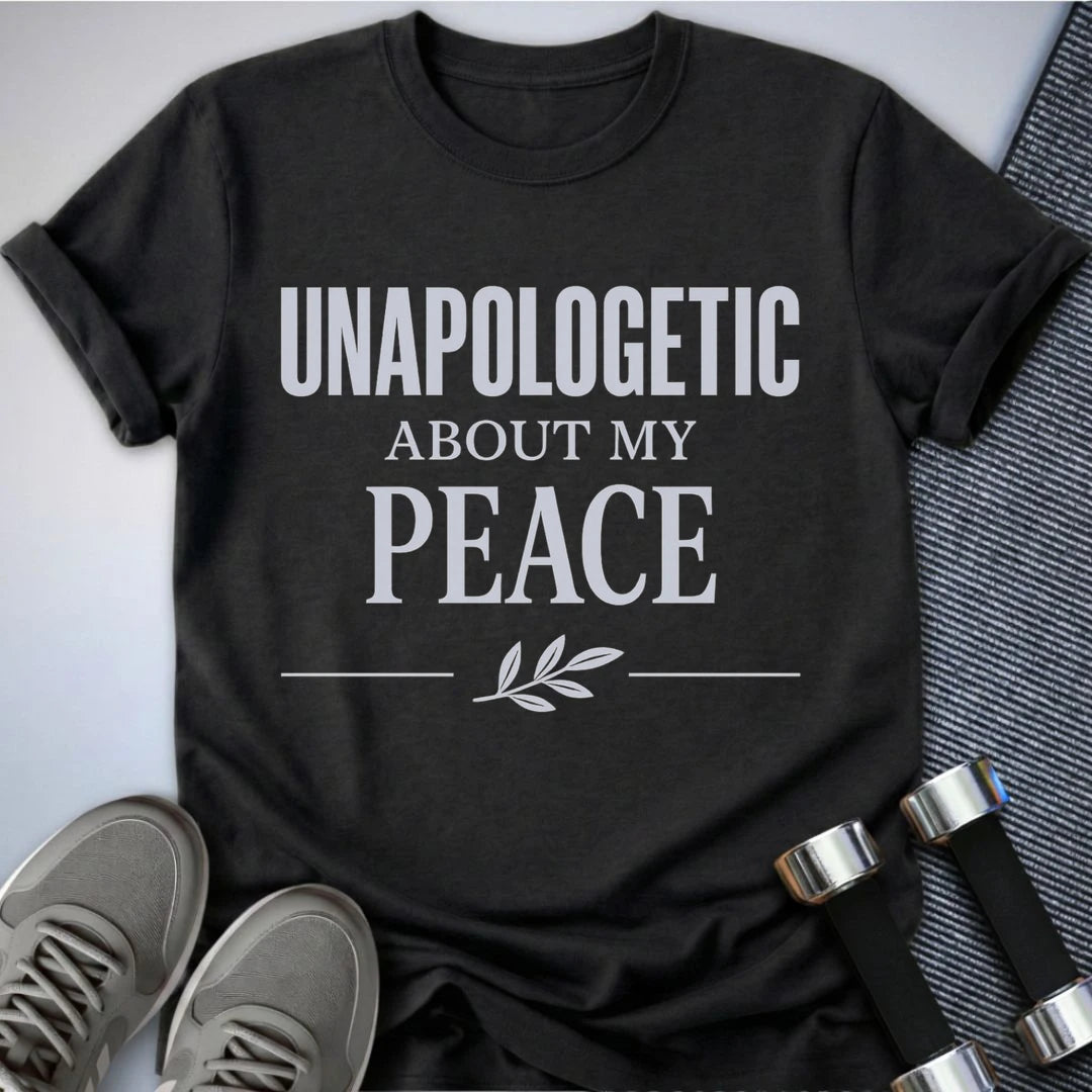 Printify T-Shirt Dark Grey Heather / S Unapologetic Peace T-Shirt