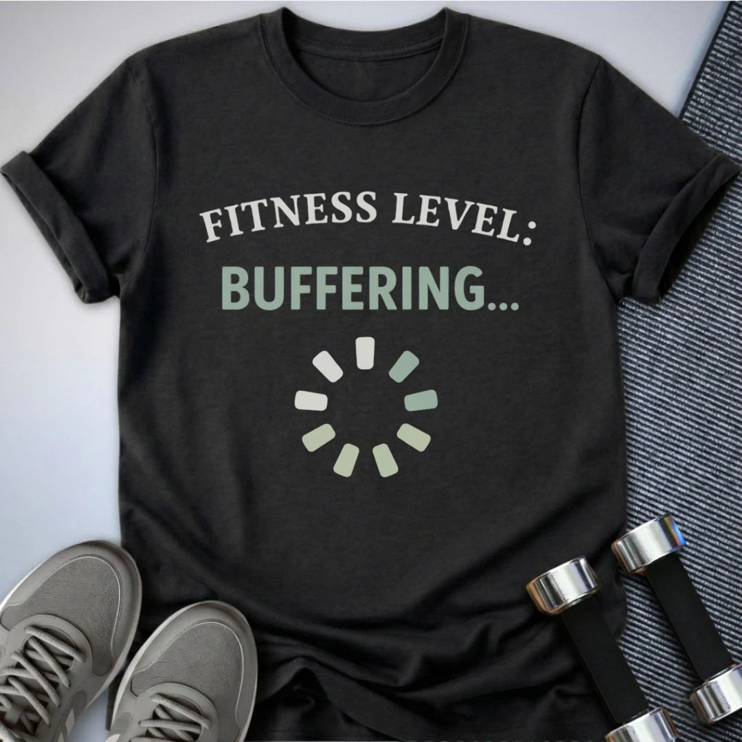Printify T-Shirt Dark Grey Heather / S Buffering T-Shirt