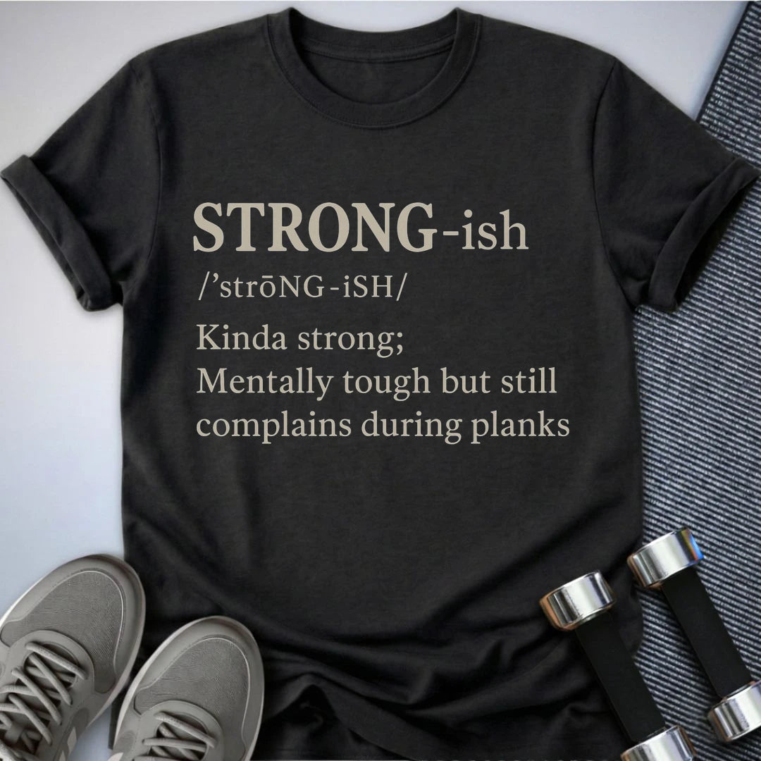 Printify T-Shirt Dark Grey Heather / S Strong-Ish Defined T-Shirt