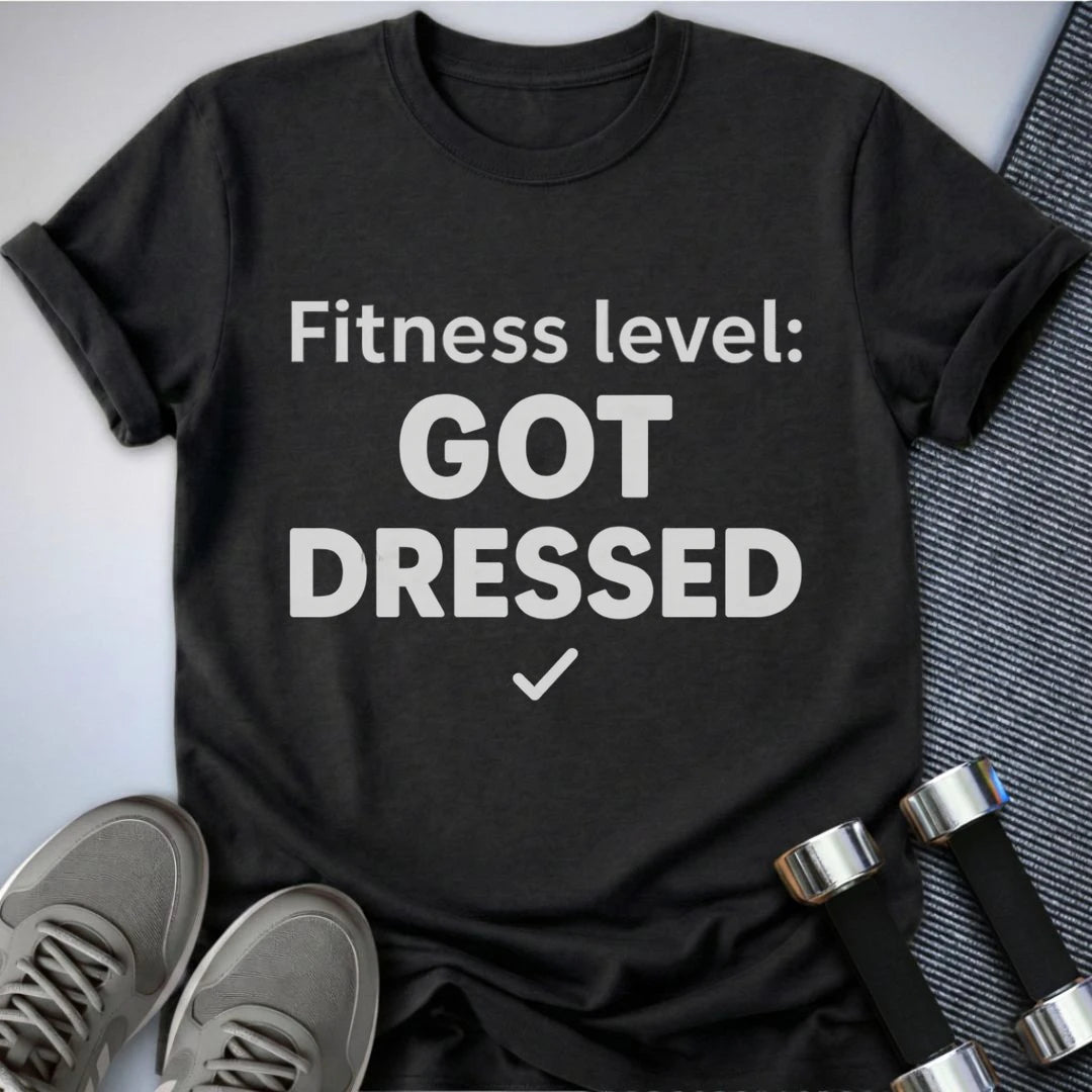 Printify T-Shirt Dark Grey Heather / S Got Dressed T-Shirt