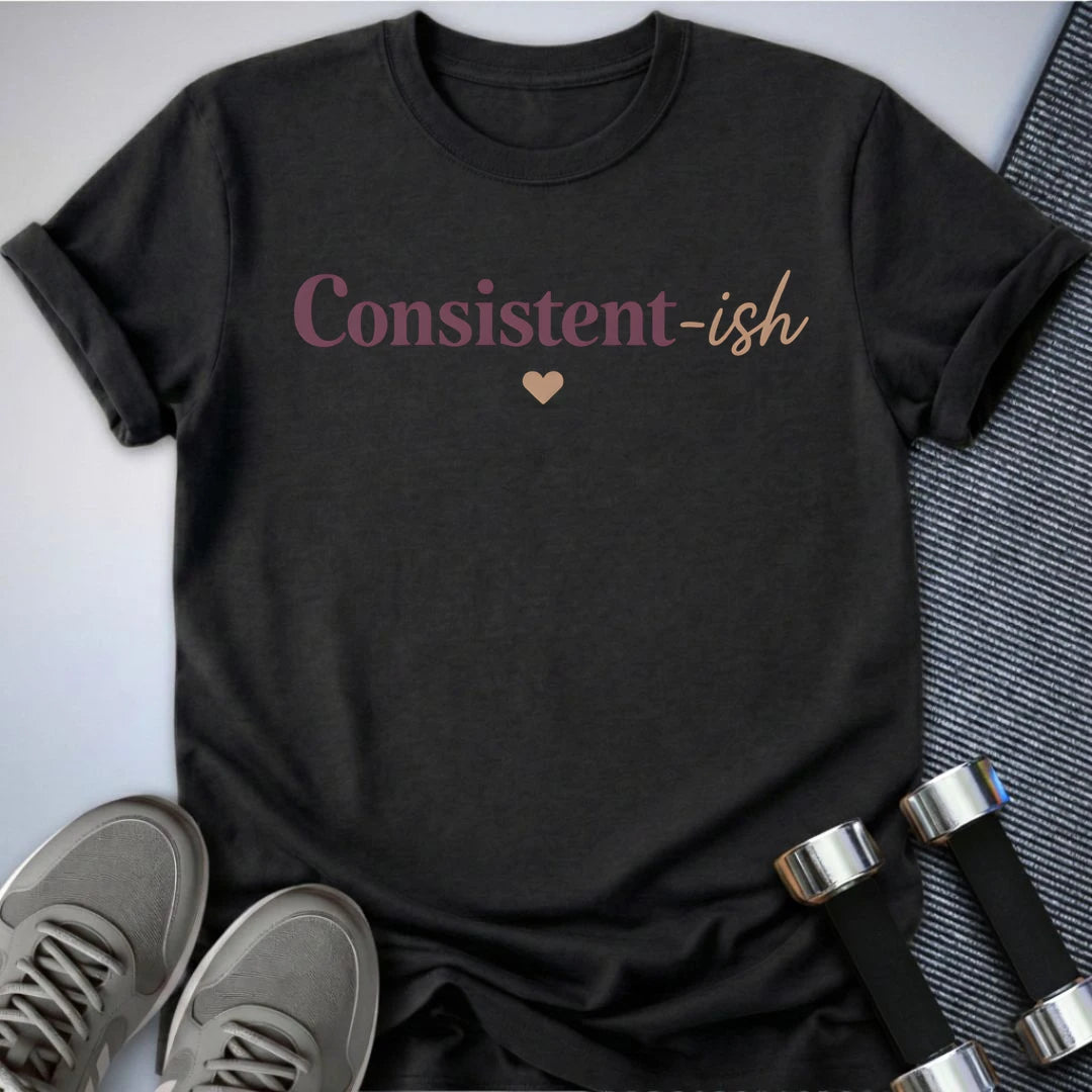 Printify T-Shirt Dark Grey Heather / S Consistent-ish T-Shirt