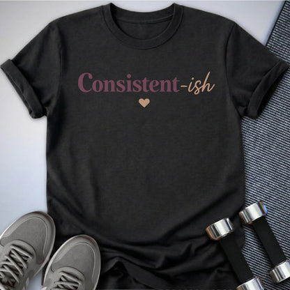 Printify T-Shirt Dark Grey Heather / S Consistent-ish T-Shirt