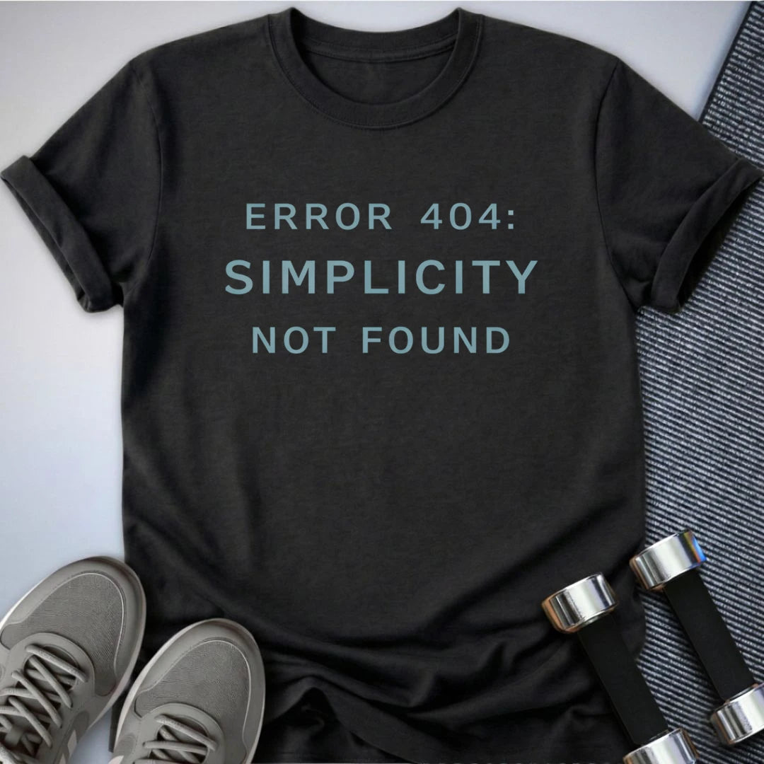 Printify T-Shirt Dark Grey Heather / S Complicated Workout T-Shirt