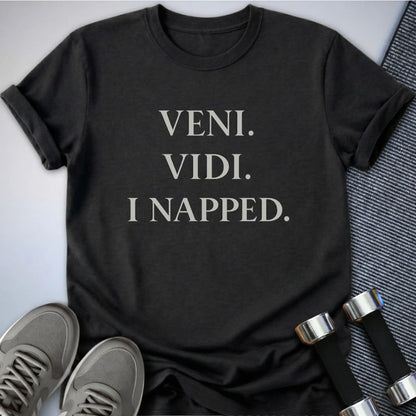 Printify T-Shirt Dark Grey Heather / S I Napped T-Shirt