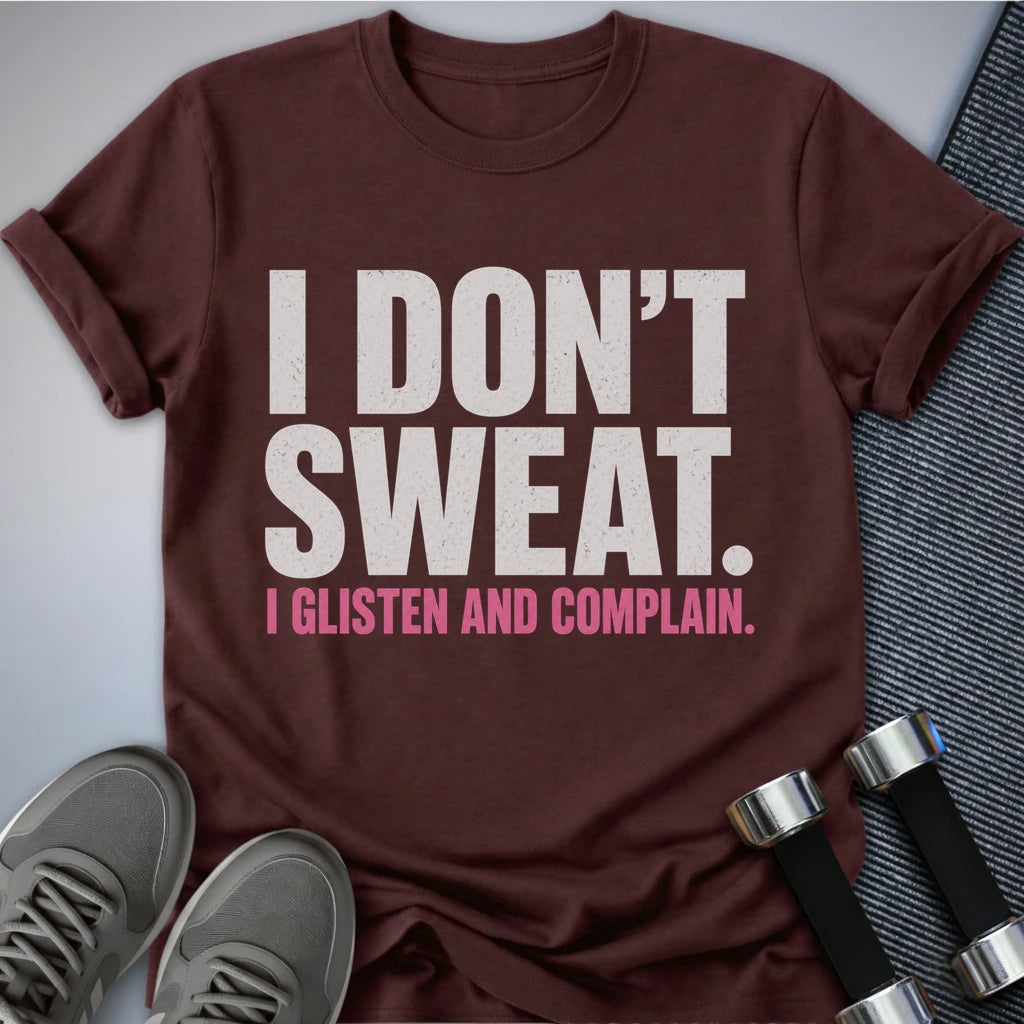 Printify T-Shirt XS / Maroon I Glisten T-Shirt