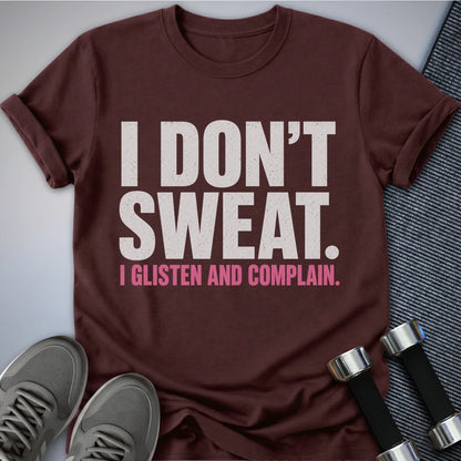 Printify T-Shirt XS / Maroon I Glisten T-Shirt