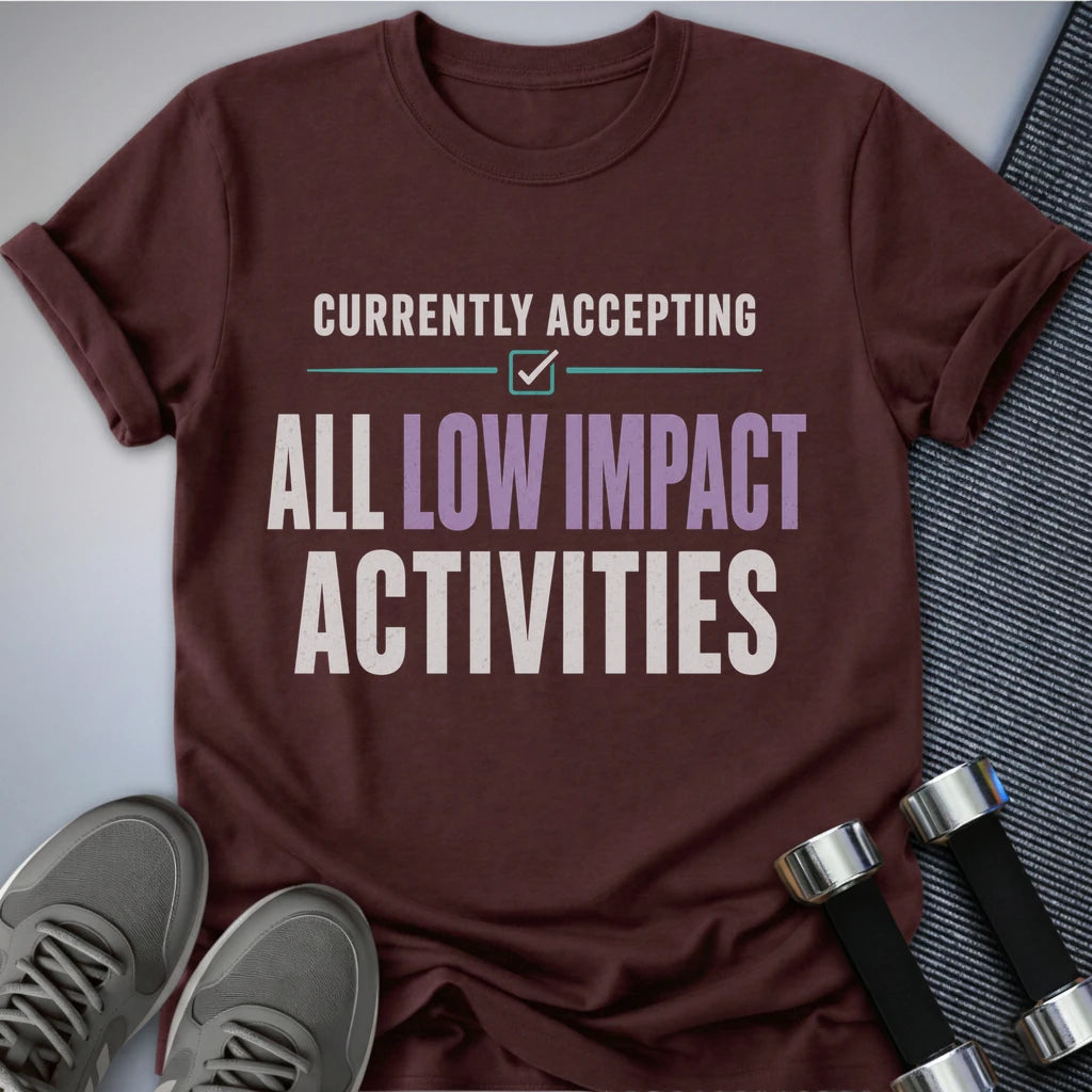 Printify T-Shirt XS / Maroon Low Impact Positive T-Shirt
