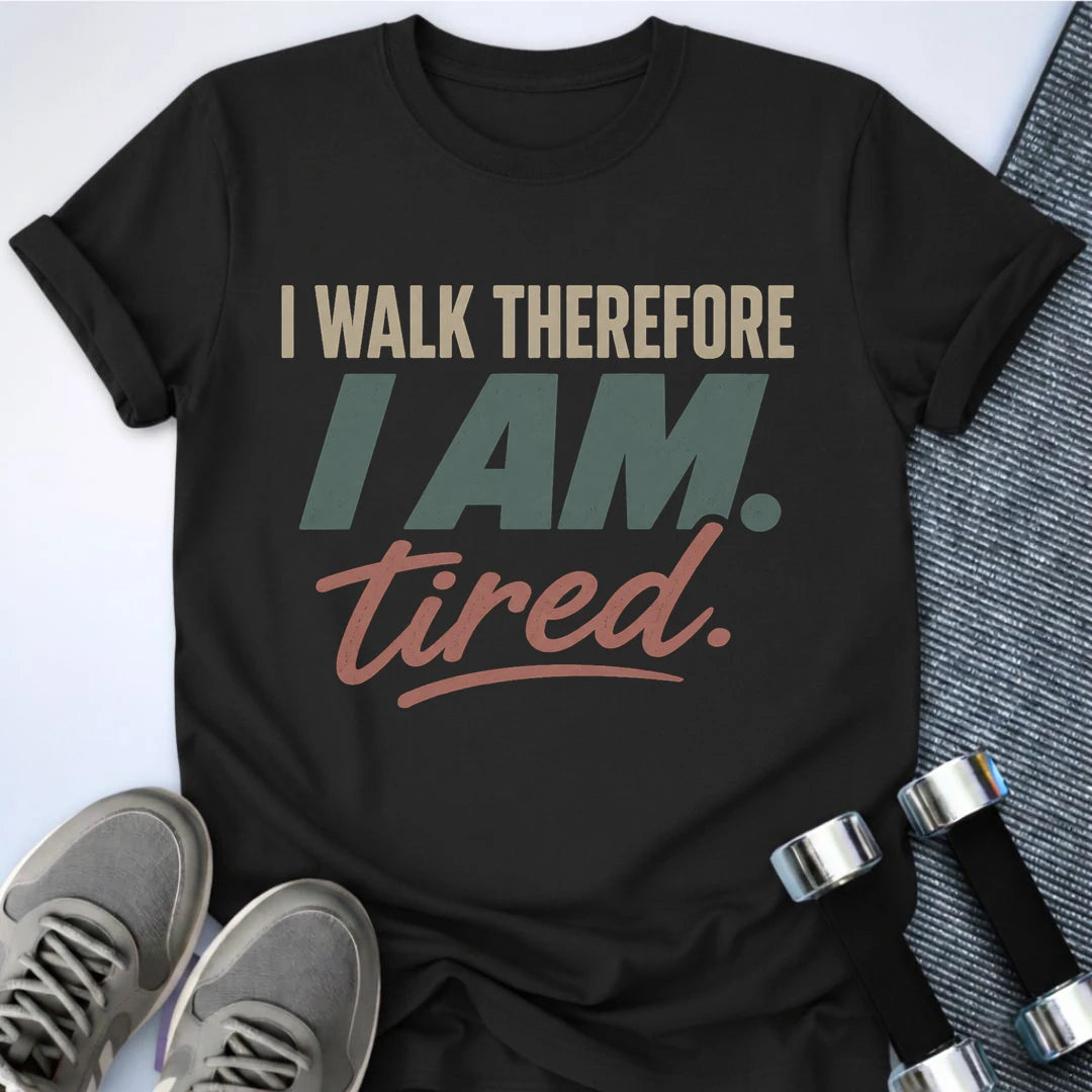 Printify T-Shirt S / Black I Walk T-Shirt