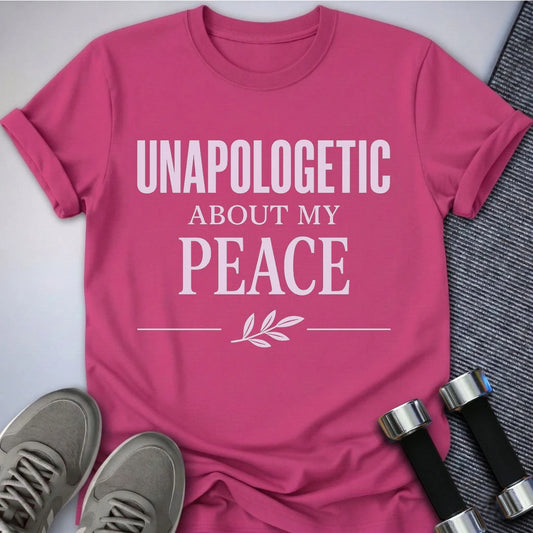Printify T-Shirt Berry / S Unapologetic Peace T-Shirt