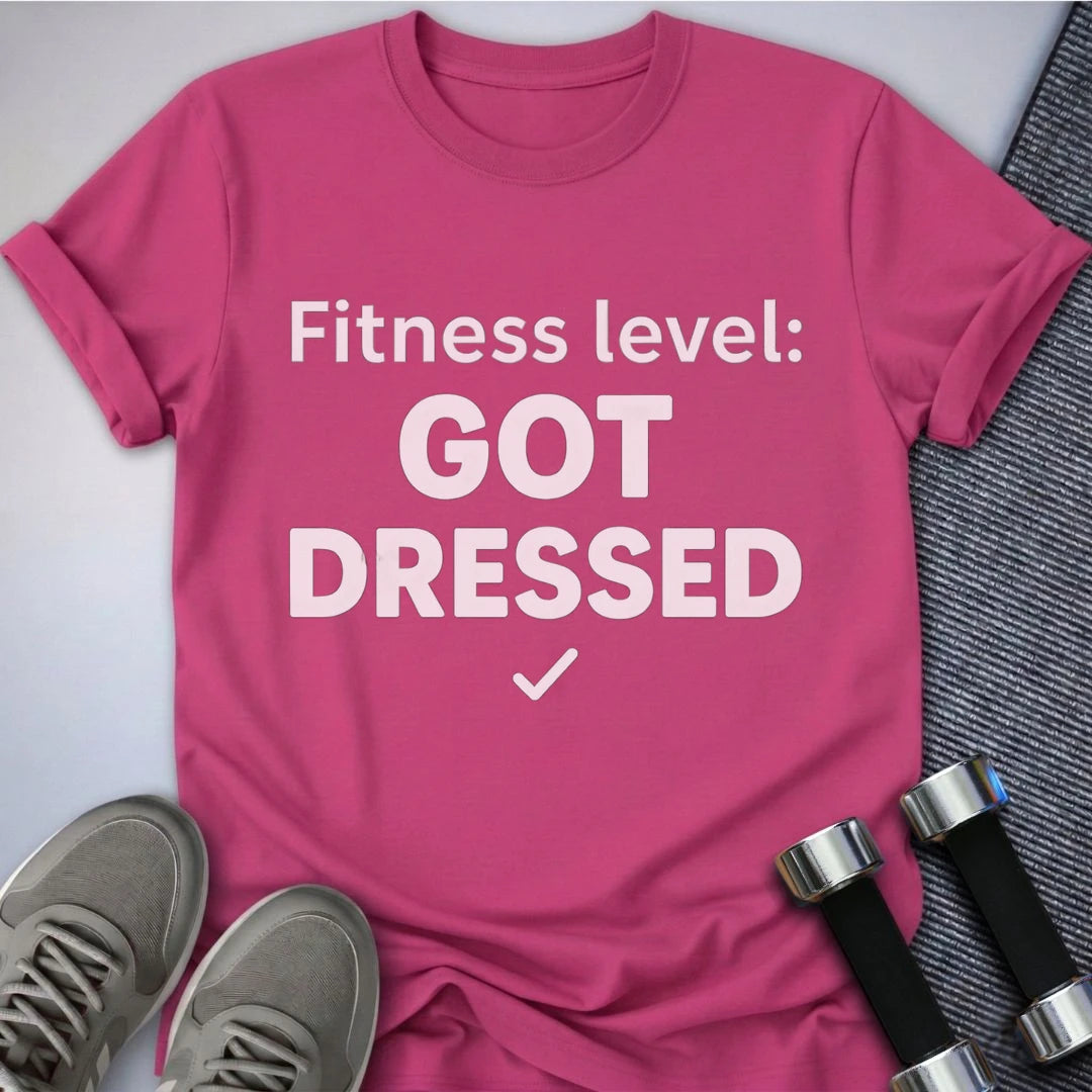 Printify T-Shirt Berry / S Got Dressed T-Shirt