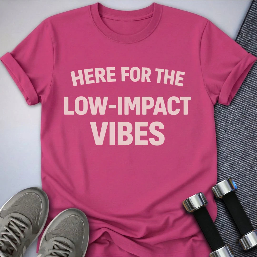 Printify T-Shirt Berry / S Low Impact Vibes T-Shirt