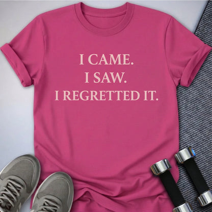 Printify T-Shirt Berry / S Instant Regret T-Shirt