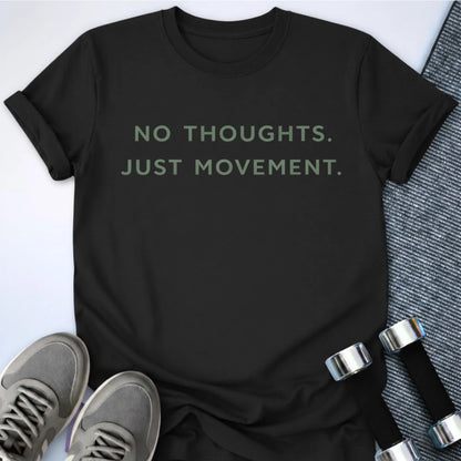Printify T-Shirt Black / S No Thoughts T-Shirt