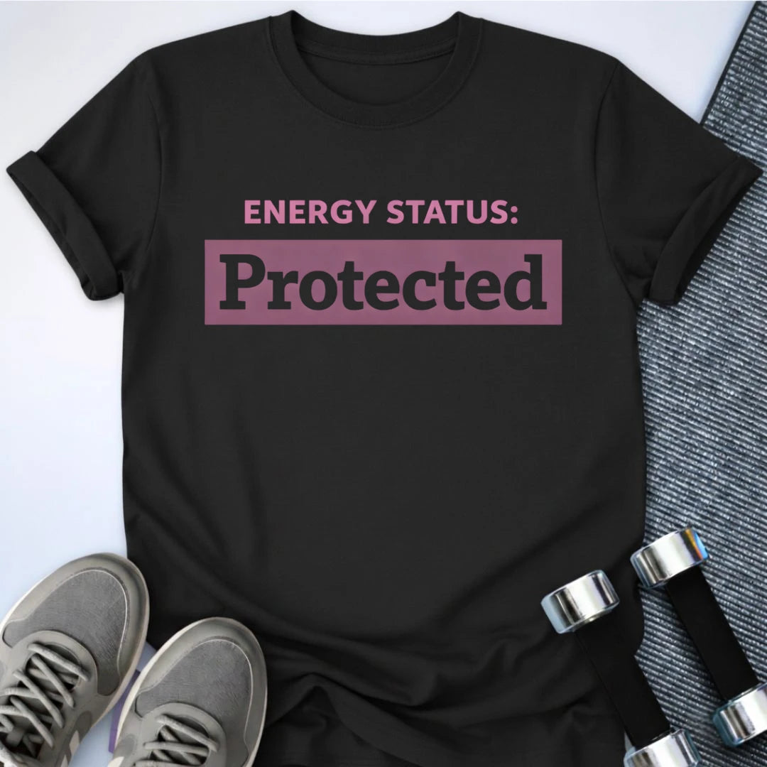 Printify T-Shirt Black / S Protect Your Energy T-Shirt