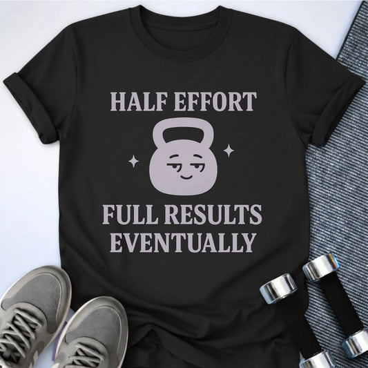 Printify T-Shirt Black / S Eventually Fit T-Shirt