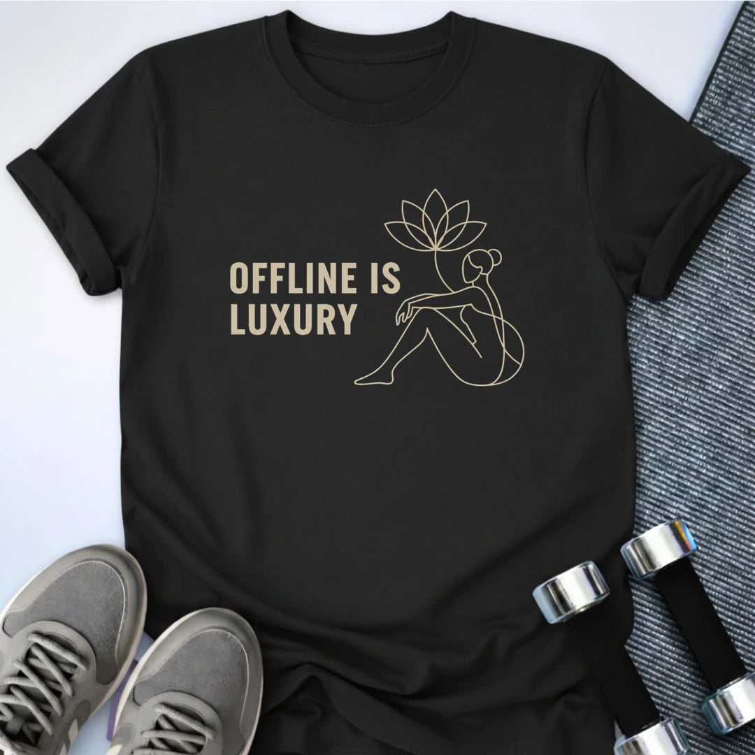 Printify T-Shirt Black / S New Offline Luxury T-Shirt