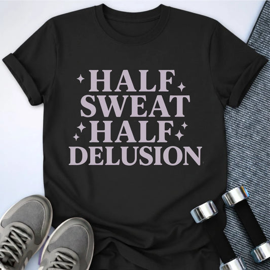 Printify T-Shirt Black / S Delulu but Determined T-Shirt