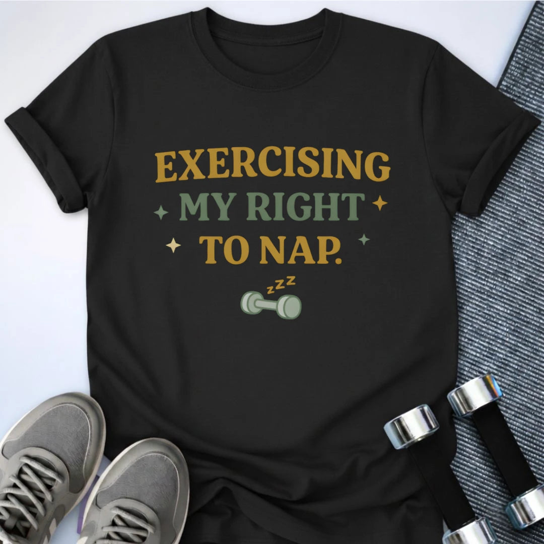 Printify T-Shirt Black / S Power Nap Mode T-Shirt