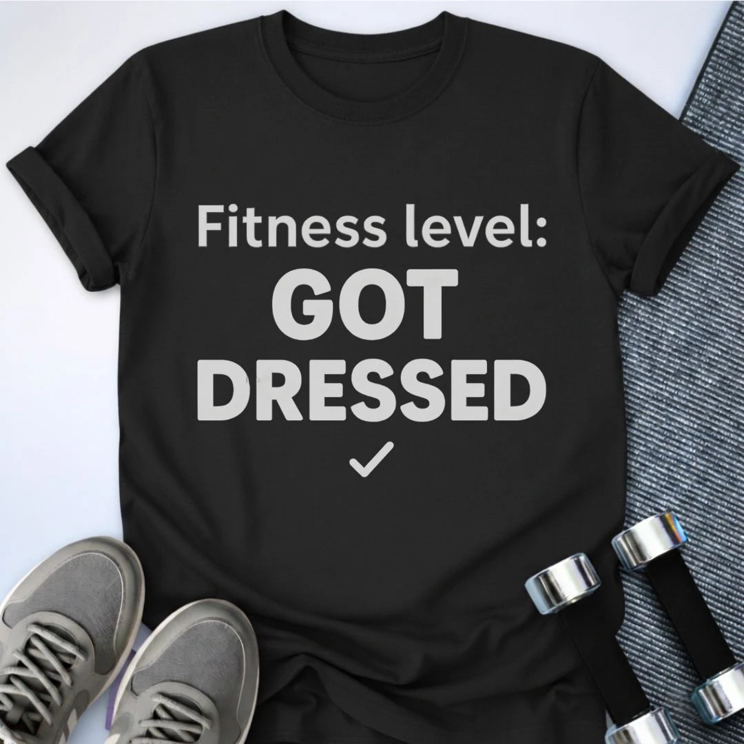 Printify T-Shirt Black / S Got Dressed T-Shirt