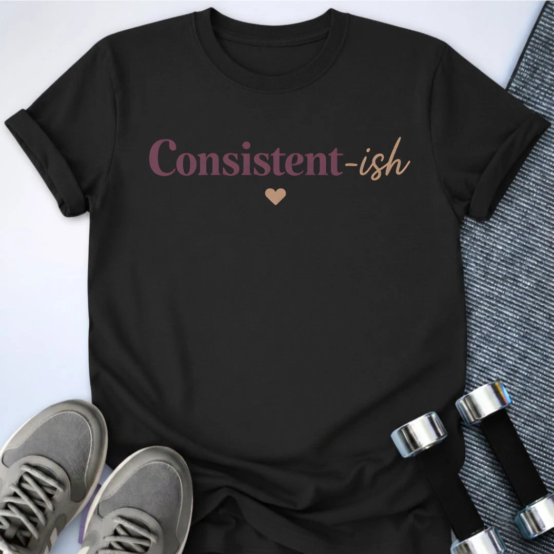 Printify T-Shirt Black / S Consistent-ish T-Shirt