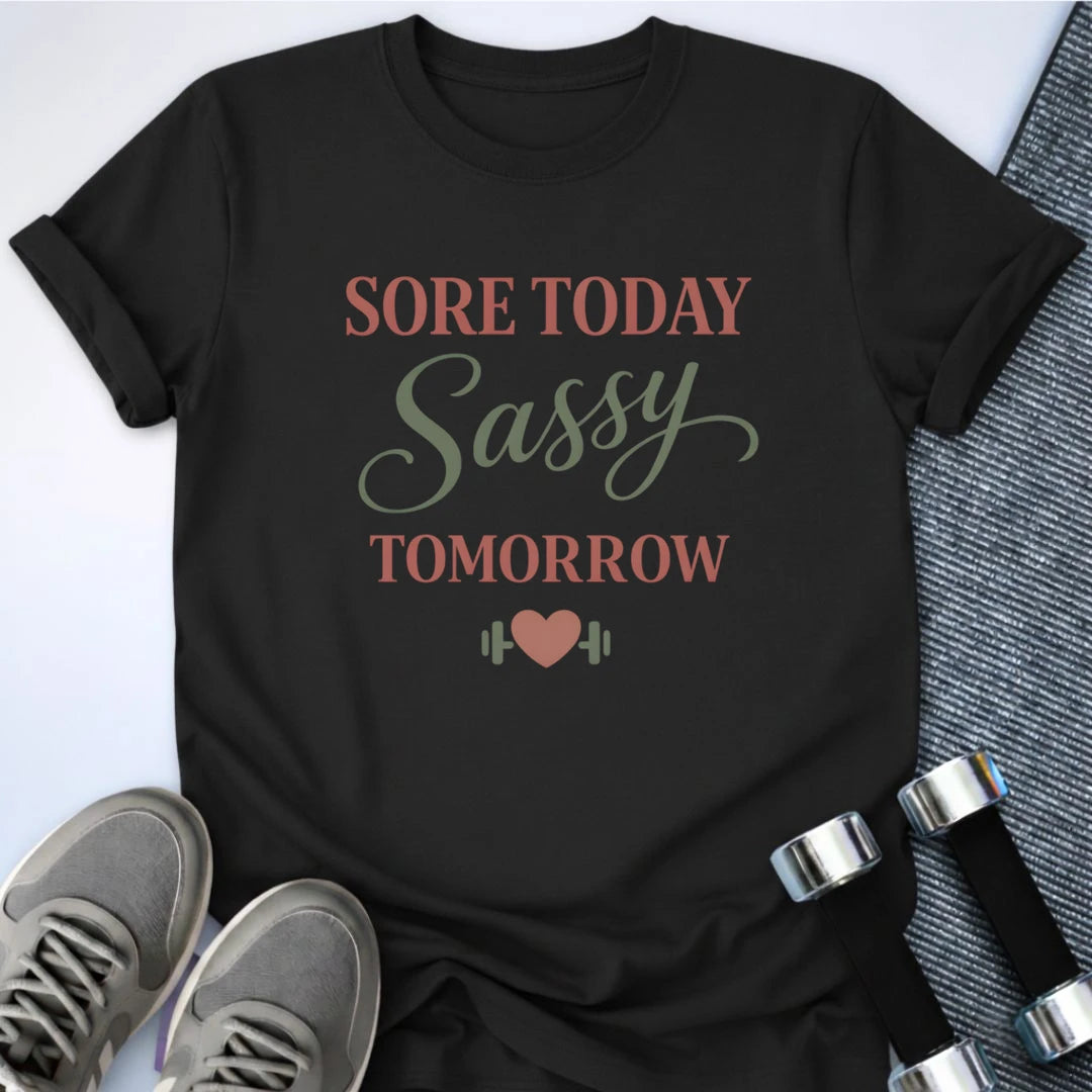 Printify T-Shirt Black / S Sore But Sassy T-Shirt
