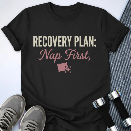 Printify T-Shirt Black / S Recovery Plan T-Shirt