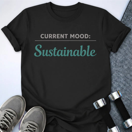 Printify T-Shirt Black / S Sustainable T-Shirt