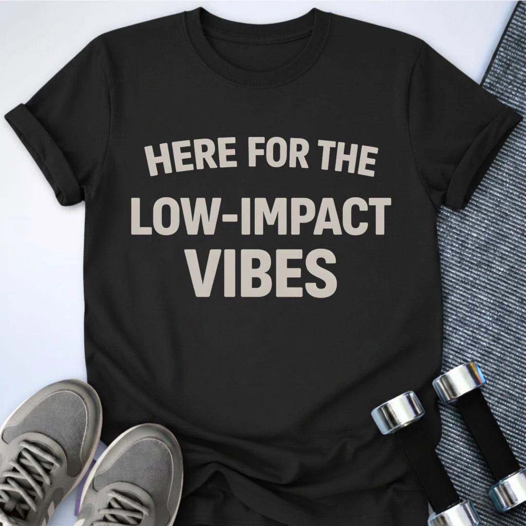 Printify T-Shirt Black / S Low Impact Vibes T-Shirt