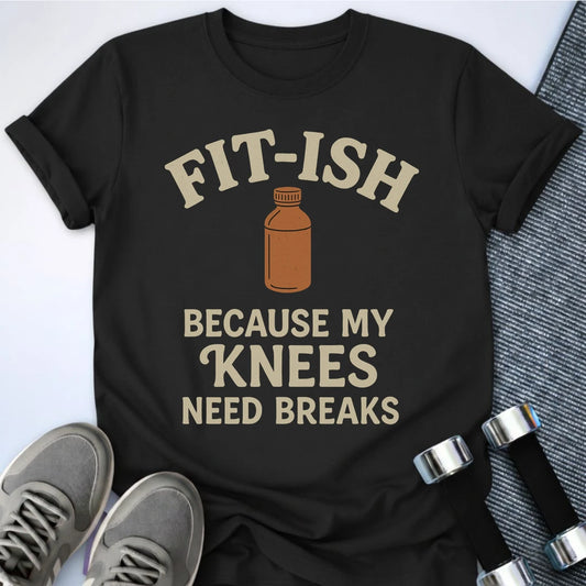 Printify T-Shirt Black / S Knee’d a Break T-Shirt