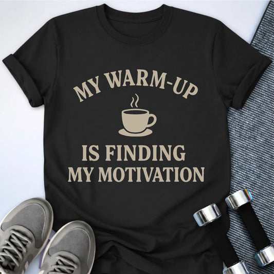 Printify T-Shirt Black / S Finding Motivation T-Shirt