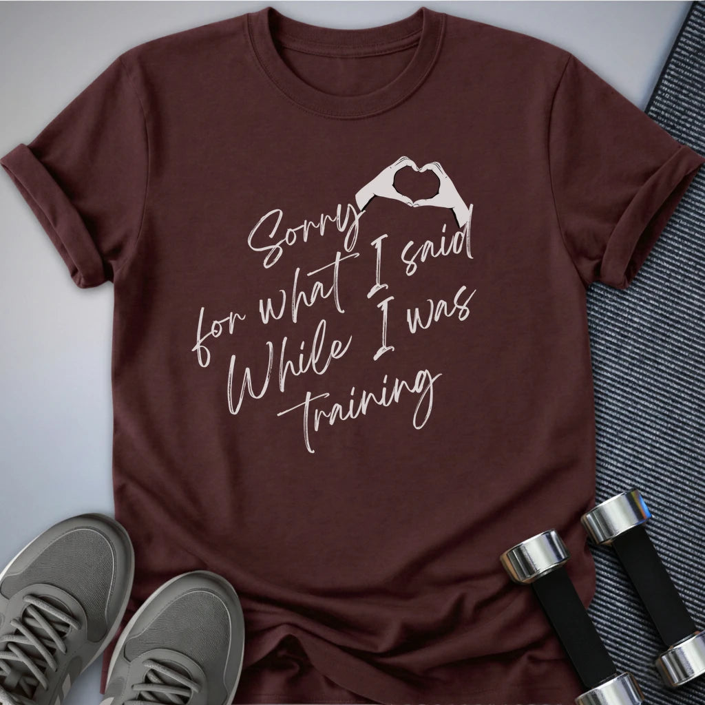 Printify T-Shirt Maroon / S Sorry Vibes T-Shirt