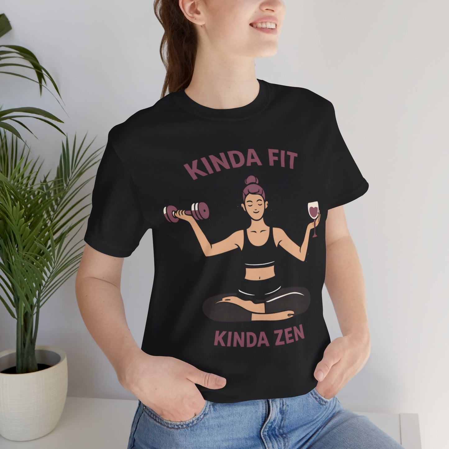 Printify T-Shirt Kinda Zen T-Shirt