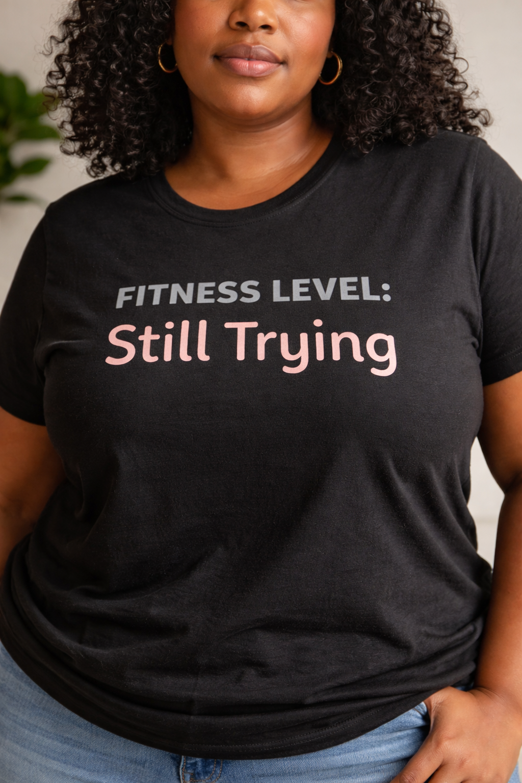 Printify T-Shirt Still Trying T-Shirt
