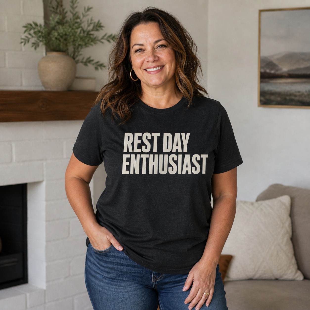Printify T-Shirt Rest Day Enthusiast T-Shirt