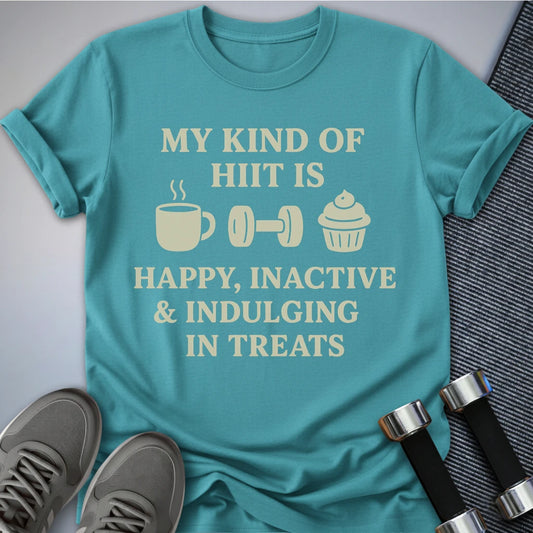 Printify T-Shirt Happy & Inactive T-Shirt