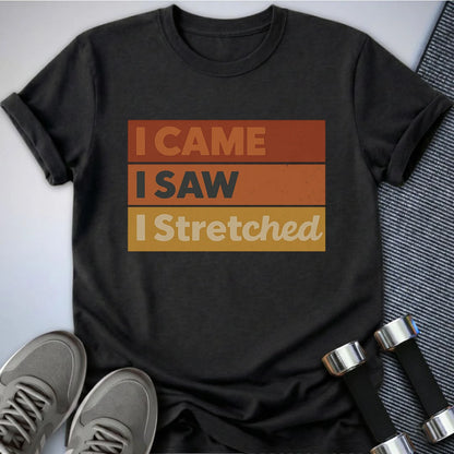 Printify T-Shirt Dark Grey Heather / S I Stretched T-Shirt
