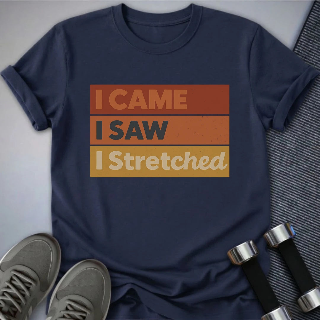 Printify T-Shirt Navy / S I Stretched T-Shirt