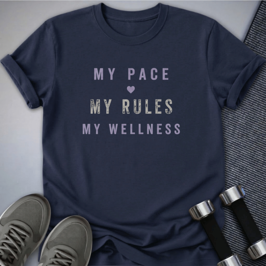 Printify T-Shirt S / Navy My Pace T-Shirt